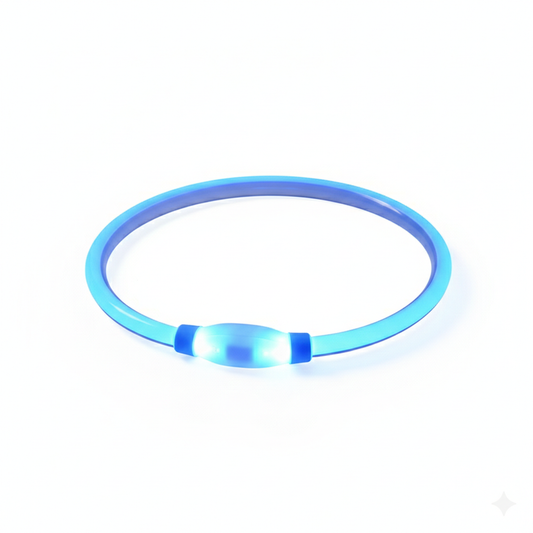 LED Hundhalsband - Uppladdningsbart Lysande Halsband för Hundar