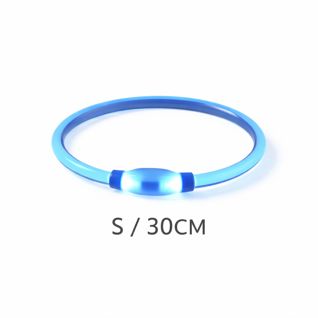 LED Hundhalsband - Uppladdningsbart Lysande Halsband för Hundar