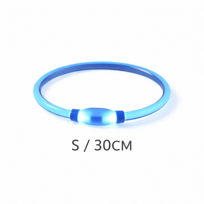 LED Hundhalsband - Uppladdningsbart Lysande Halsband för Hundar