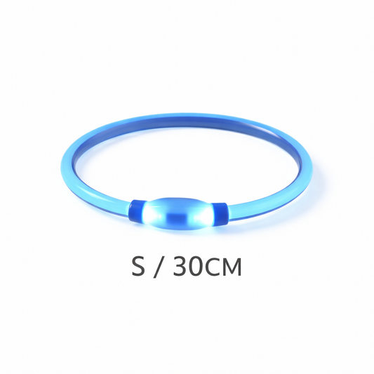 LED Hundhalsband - Uppladdningsbart Lysande Halsband för Hundar