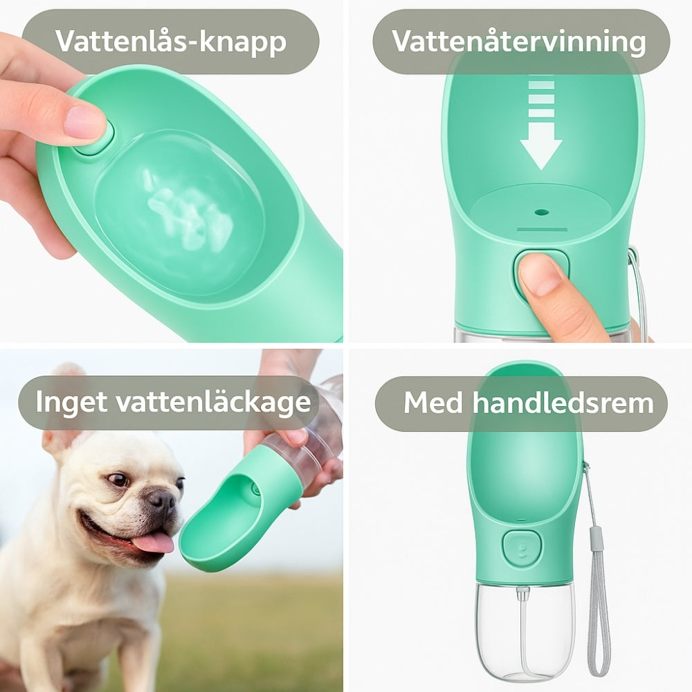 AQUADOG Bärbar Vattenflaska